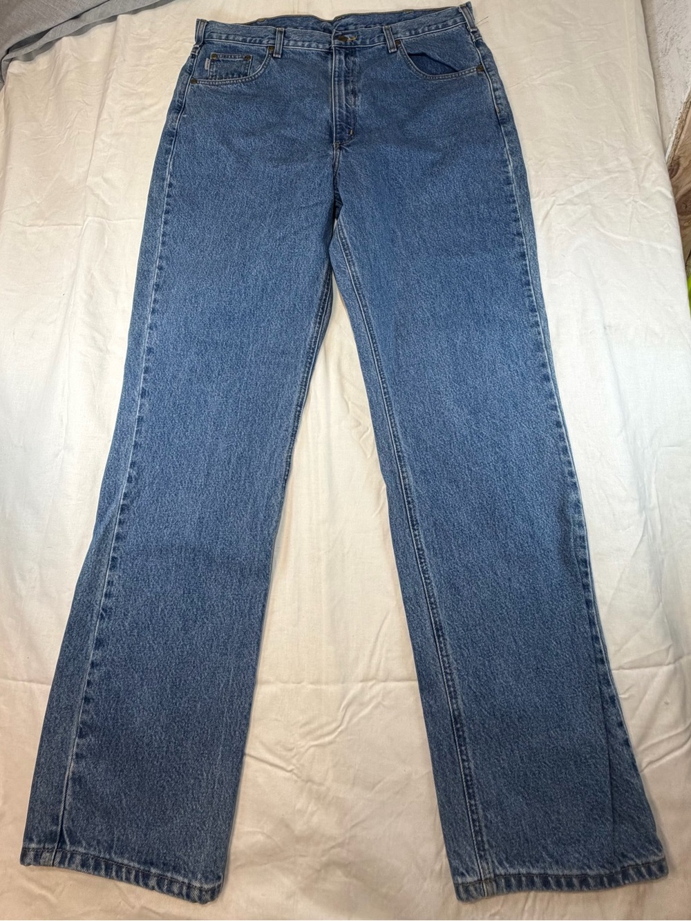 Carhartt Classic Straight Fit Jeans in Medium Blue Denim